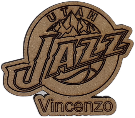 Magnet - Logo sport Basket Jazz personnalisable